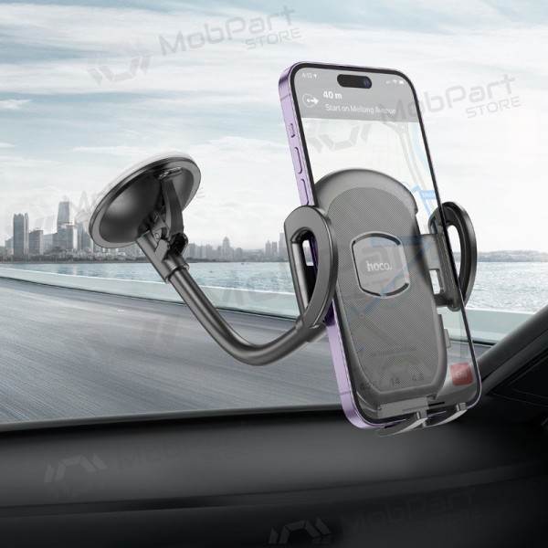 Car phone holder Hoco H10 (windshield) black