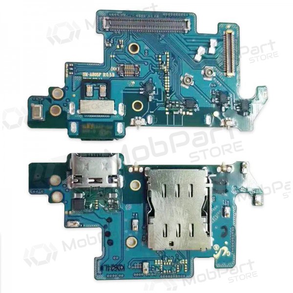 Samsung A805 Galaxy A80 2019 charging dock port and microphone flex (service pack) (original) Samsung A805 Galaxy A80 2019 charging dock port and microphone flex (service pack) (original)