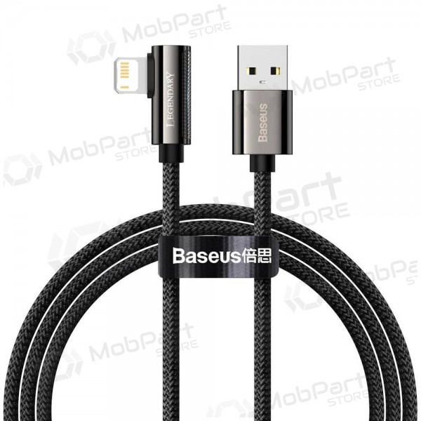USB cable Baseus Legend Lightning 2.4A 1.0m (black) CALCS-01