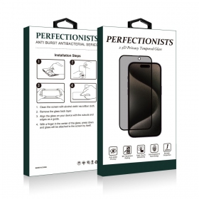 LCD apsauginis stikliukas 2.5D Privacy Perfectionists Apple iPhone 13 Pro Max/14 Plus black
