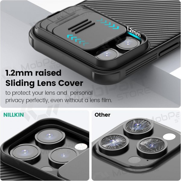 Apple iPhone 15 Plus case „Nillkin CamShield Pro“ (black) Apple iPhone 15 Plus case „Nillkin CamShield Pro“ (black)