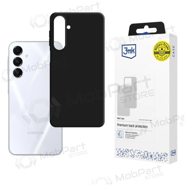 Samsung Galaxy A17, A18 case - 3MK Matt Case (black)