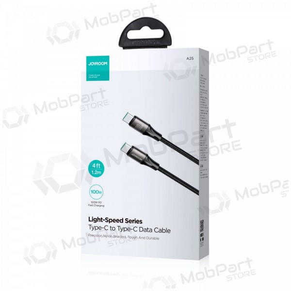USB cable Joyroom SA25-CC5 USB-C to USB-C 100W 1.2m black