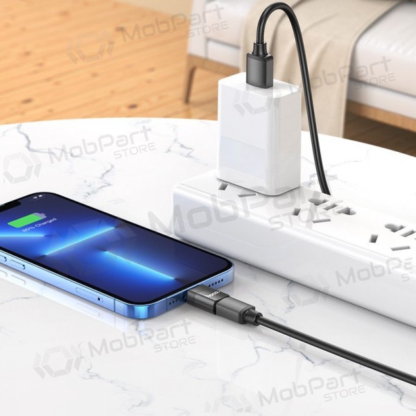 Adapter Hoco UA17 Lightning to Type-C black
