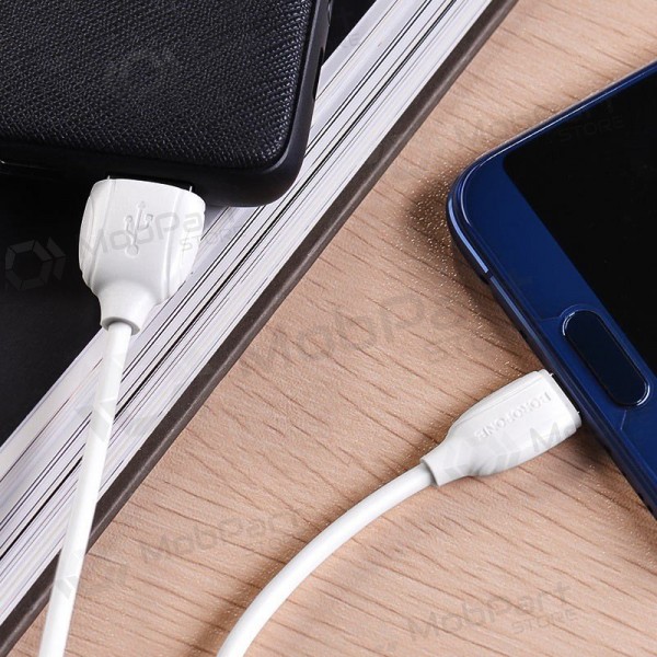 USB cable Borofone BX19 USB-A to USB-C 1.0m white