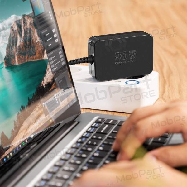 Universal laptop charger Kruger&Matz 90W black