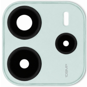 Xiaomi Redmi Note 14 5G camera glass with frame (green)