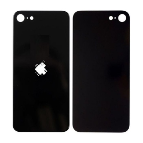 Apple iPhone SE 2020 / SE 2022 back / rear cover (black) (bigger hole for camera)