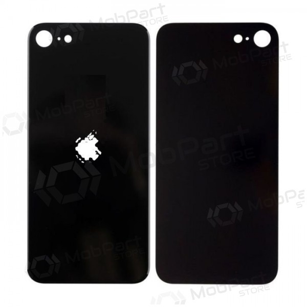 Apple iPhone SE 2020 / SE 2022 back / rear cover (black) (bigger hole for camera)