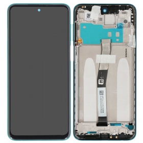 Xiaomi Redmi Note 9 Pro / Note 9S screen (green) (with frame) (Premium)