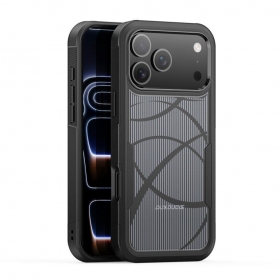 Apple iPhone 17 Pro Max, 18 Pro Max case "Dux Ducis Shld" black (Rhythm Pattern)