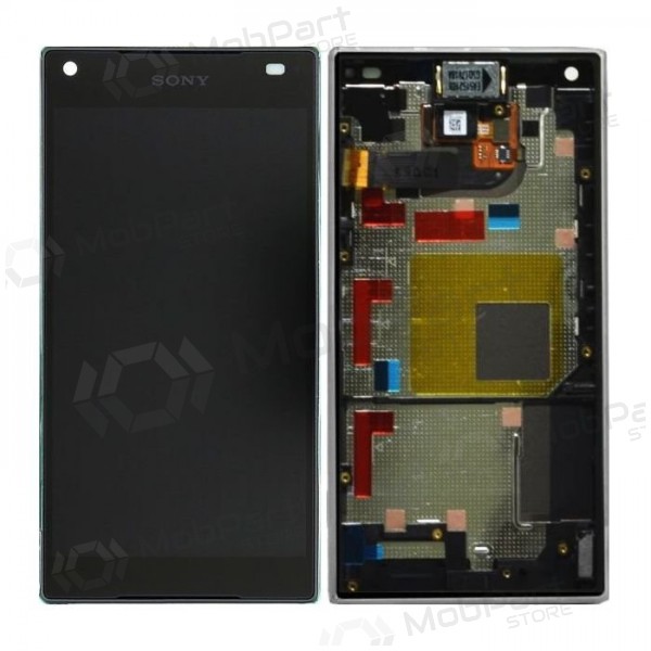 Sony E5803 / E5823 Xperia Z5 Compact screen (black) (with frame) (used grade B, original)