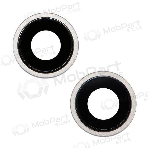 iPhone 14 / 14 Plus camera glass / lens (2pcs) (white) (with frame) iPhone 14 / 14 Plus camera glass / lens (2pcs) (white) (with frame)