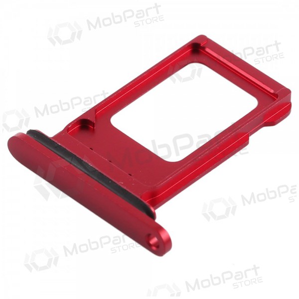 Apple iPhone XR (Dual) SIM card holder (red)