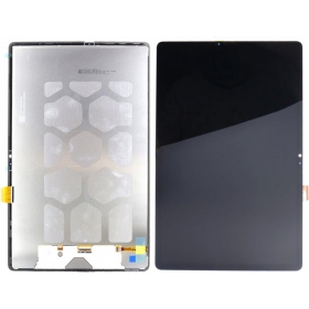 Ekranas Samsung X610/X616 TAB S9+ FE 12.4 2023 su lietimui jautriu stikliuku Black (Refurbished) ORG