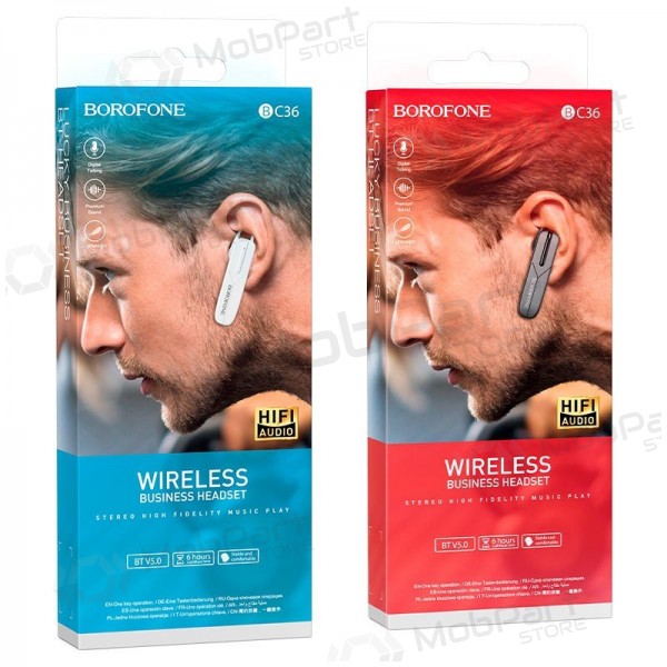 Wireless headset / handsfree Borofone BC36 white