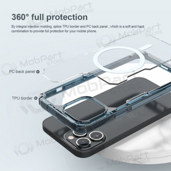 Apple iPhone 14 Pro Max case „Nillkin Nature Magnetic“ (blue) Apple iPhone 14 Pro Max case „Nillkin Nature Magnetic“ (blue)