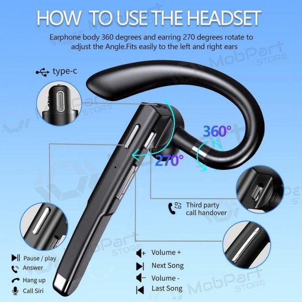 Hands-free device LR1 black