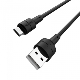 USB cable Borofone BX30 microUSB 1.0m (black)
