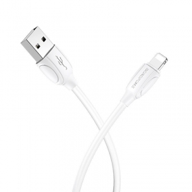 Lightning cable Borofone BX19 USB-A to Lightning 1 m white