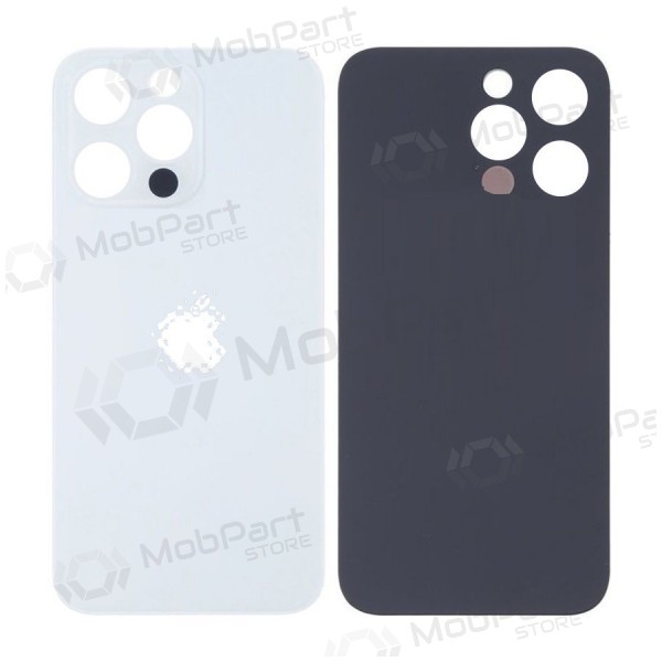 Apple iPhone 13 Pro back / rear cover (silver) (bigger hole for camera) Apple iPhone 13 Pro back / rear cover (silver) (bigger hole for camera)