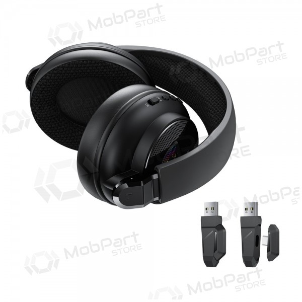 Wireless headphones Acefast H15 Gaming over-ear with microphone USB-C black