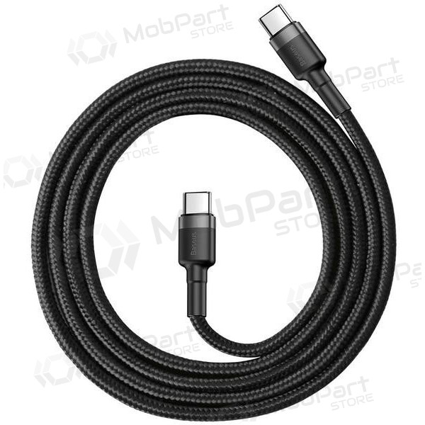 Cable Baseus Cafule PD Type-C - Type-C 3.0A 60W (grey-black) 1.0m CATKLF-GG1