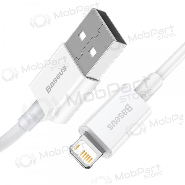 USB cable Baseus Superior Lightning 2.4A 0.25m (white) CALYS-02