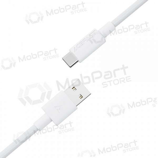 USB cable Acefast C18-04 USB-A to USB-C 1.2m white
