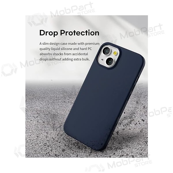 Apple iPhone 14 case - Mercury Soft Feeling (dark blue)