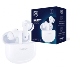 Wirelesss ausinės 3mk HARDY LifePods Pro baltos