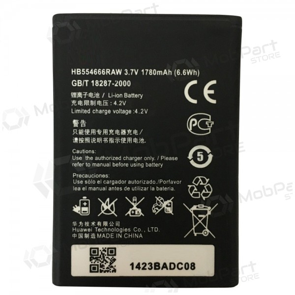 Huawei E5375, EC5377, E5373, E5356, E5351, E5330, EC5377U-872 modem battery, accumulator (HB554666RAW)