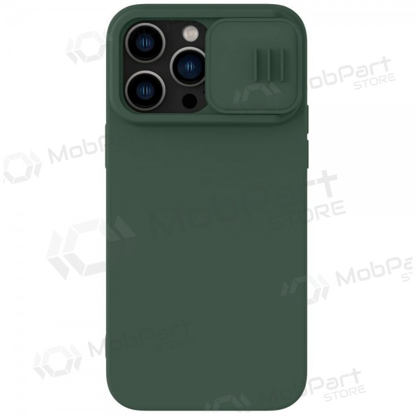 Apple iPhone 15 Pro case „Nillkin Silicone“ (dark green) Apple iPhone 15 Pro case „Nillkin Silicone“ (dark green)