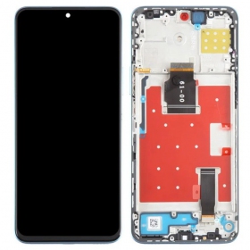 Ekranas Huawei Honor X8a/Honor 90 Lite su lietimui jautriu stikliuku and rėmeliu Black ORG