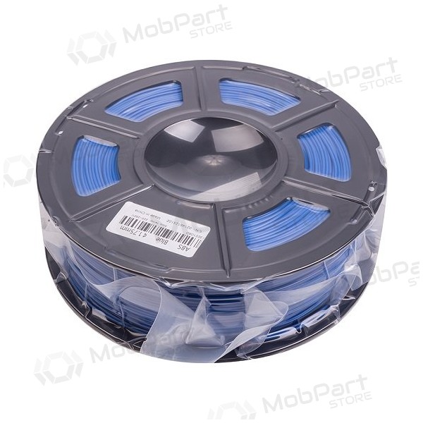 3D spausdinimo plastikas ABS, 1.75mm, 1kg, blue 3D spausdinimo plastikas ABS, 1.75mm, 1kg, blue
