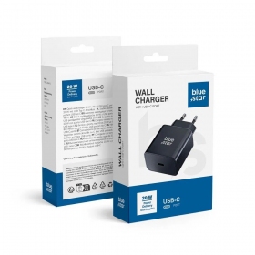 Phone charger Blue Star TFB-TC-20WPD 20 W USB-C black