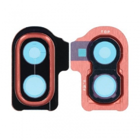 Samsung A202 Galaxy A20e 2019 camera glass / lens pink (Coral)