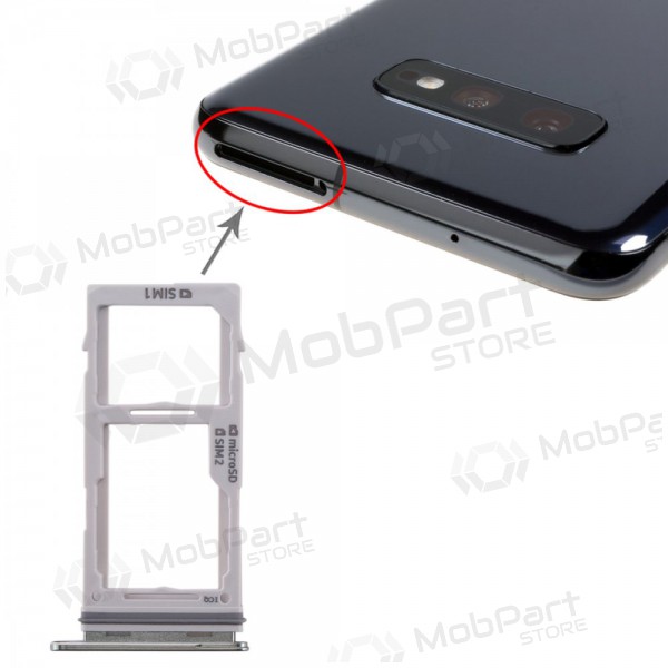 Samsung Galaxy S10e / S10 / S10 Plus DUAL SIM card holder green (Prism Green) Samsung Galaxy S10e / S10 / S10 Plus DUAL SIM card holder green (Prism Green)