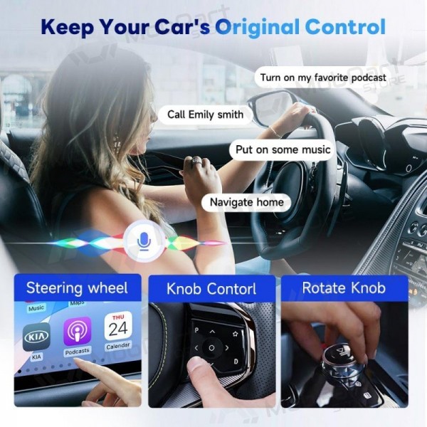 CarPlay adapter Carlinkit HD2CP Pro wireless Android Auto black