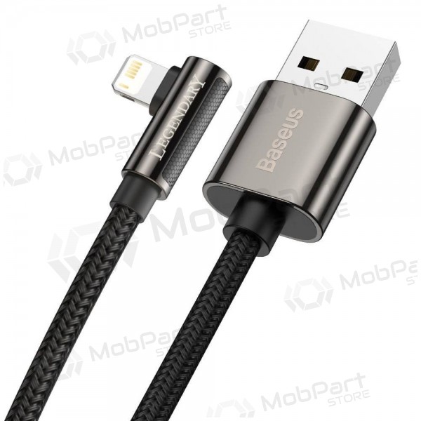 USB cable Baseus Legend Lightning 2.4A 2.0m (black) CALCS-A01