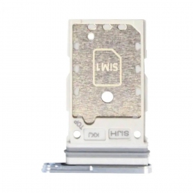 Samsung Galaxy S22 Ultra Dual SIM card holder (Phantom White) (service pack) (original)