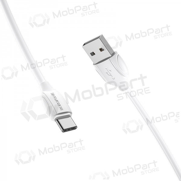 USB cable Borofone BX19 USB-A to USB-C 1.0m white