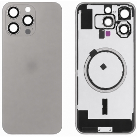 Apple iPhone 16 Pro Max back cover - (grey) (Premium)
