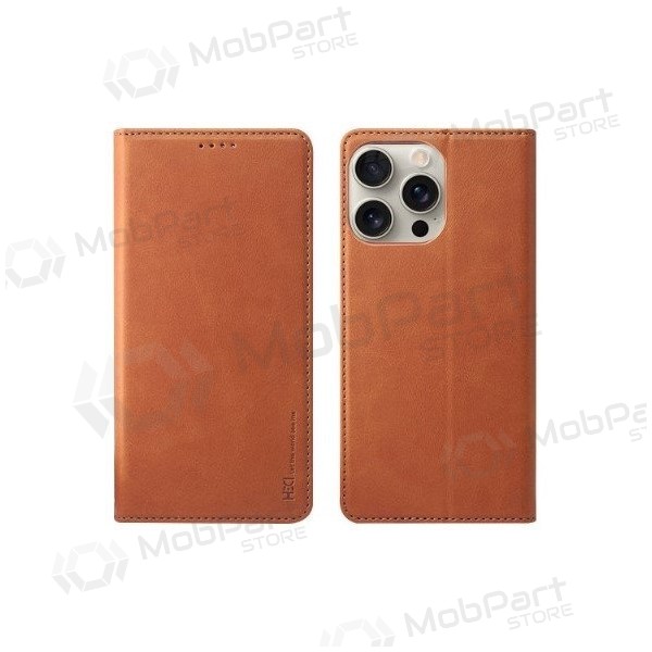 Case HDD Magnetic Wallet Case Samsung A525 A52 4G/A526 A52 5G/A528 A52s 5G brown