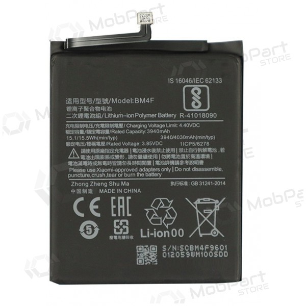 Xiaomi Mi 9 Lite / Mi A3 battery, akumuliatorius (BM4F) Xiaomi Mi 9 Lite / Mi A3 battery, akumuliatorius (BM4F)