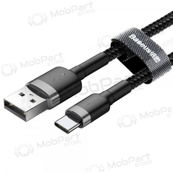 Baseus Cafule USB-C Cable 2m 2A (Grey-Black) CATKLF-CG1