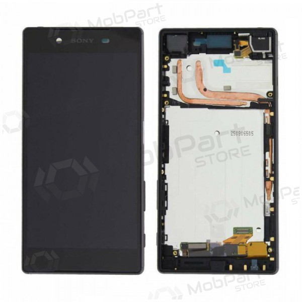 Sony E6603 / E6653 Xperia Z5 screen (black) (with frame) (used grade A, original)