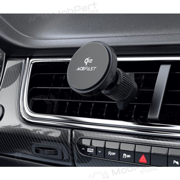 Automobilinis laikiklis-charger Acefast D33 MagSafe 15W black