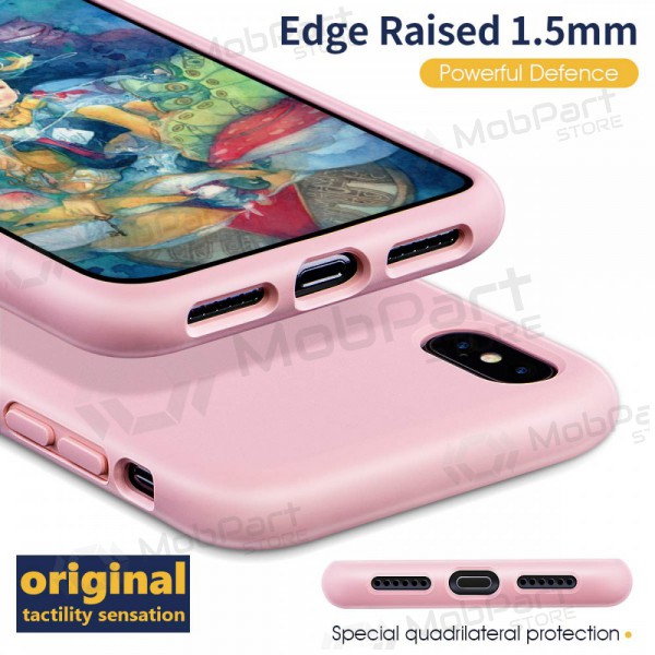 Apple iPhone 13 mini case - Liquid Silicone - 1.5mm (pink)