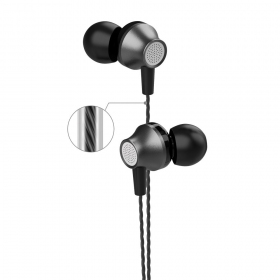 Earphone Devia Metal In-Ear 3,5mm (black)